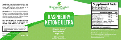 Greenverra Raspberry Ketone Ultra with African Mango