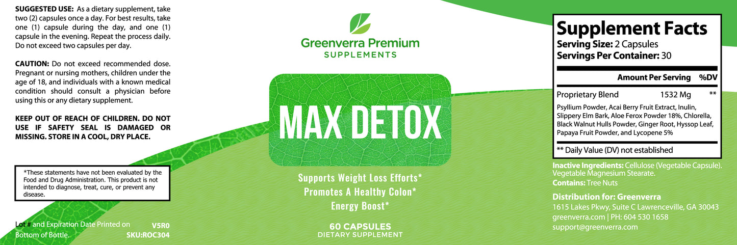 Greenverra Max Detox