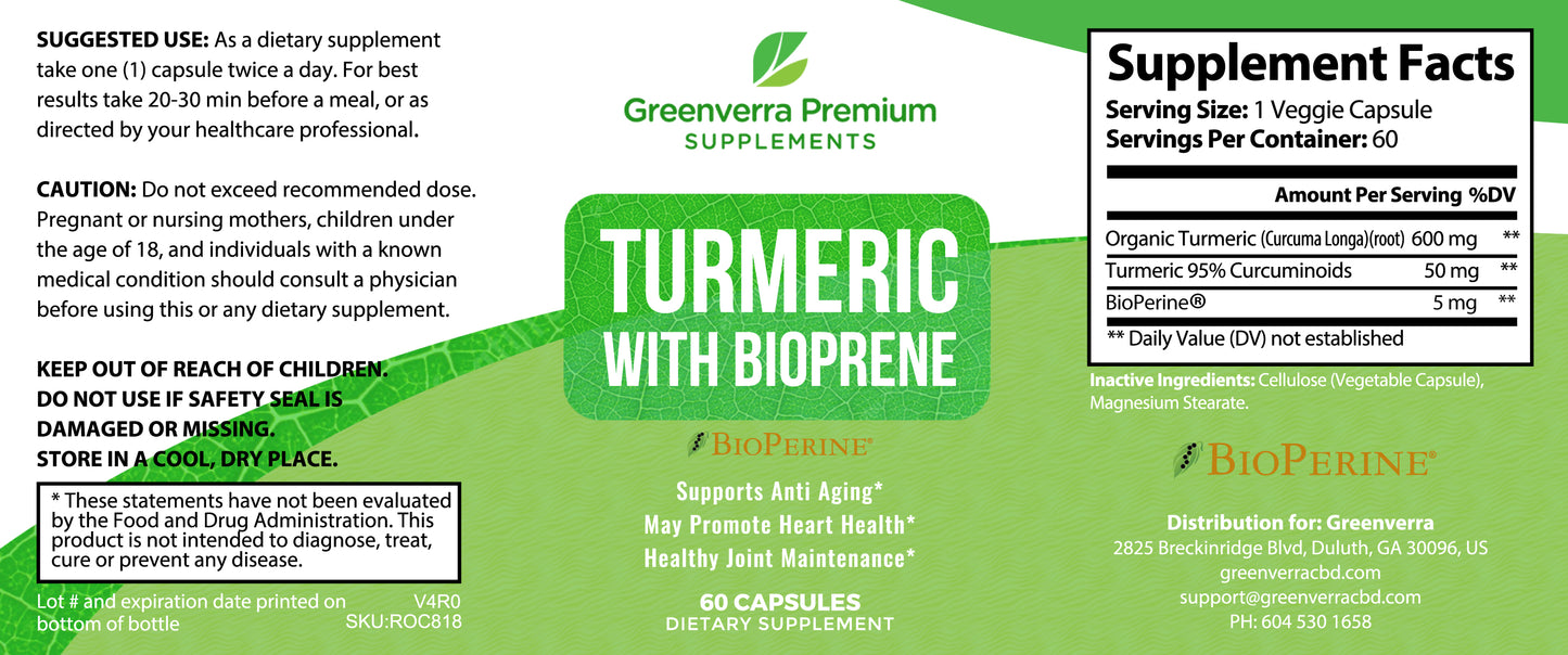 Turmeric with Bioprene